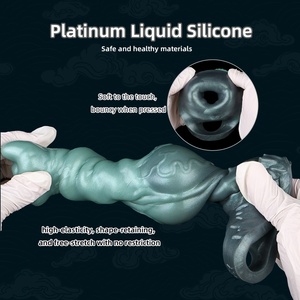 YC-2504 Funda de Silicona Líquida para Pene con Diseño de Lobo Fantasía, Extensor de Pene, Juguete Sexual para Hombres, Anillo para el Pene, Retrasa la Eyaculación, Condón de Silicona, Sex Shop - Product Image 4