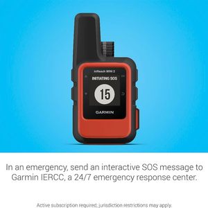 Communicateur satellite Garmin inReach Mini 2 Orange, appareil compact pour la randonnée - Product Image 5