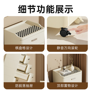 Multifunctional Drawer <b>Storage</b> Cabinet 5 Layers Large Capacity For Living Room Bedroom <b>Clothes</b> Snacks Toys - Product Image 5