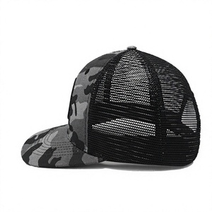 Casquette Trucker à 6 Panneaux avec Patch Tissé Personnalisé, Dos en Maille Respirante, Motif Camouflage, pour Adultes, Activités de Plein Air, Pêche, Camping, Produite au Vietnam - Product Image 3