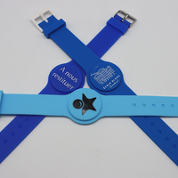 Bracelet Silicone NFC RFID de Contrôle d'Accès Passif, Souple avec QR Code