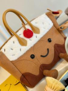Borsa Tote Donna in Spugna Nuova Collezione 2026, Stile Designer Cartone Animato di Tendenza, Carina per il Pendolarismo Quotidiano e lo Shopping - Product Image 4