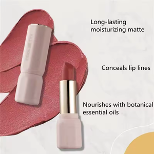 Wholesale Cosmetics Vegan <strong>Organic</strong> Waterproof Long Lasting <strong>Lipstick</strong> Set Makeup Private Label Cream Nude Velvet Matte <strong>Lipstick</strong> - Product Image 2