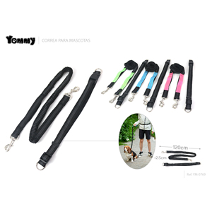 Guinzaglio Yommy per cani con custodia, 180 cm, riflettente, per passeggiate - Product Image 2