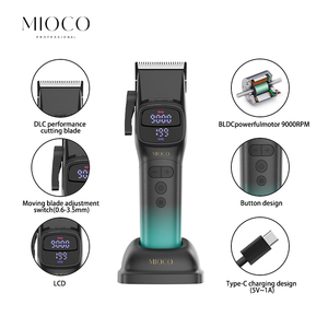 ฐานชาร์จมอเตอร์5สปีด <span class=keywords><strong>M999</strong></span>โลหะโลหะโลหะเซรามิก3000mAh LCD Type C สำหรับร้านเสริมสวย - Product Image 3