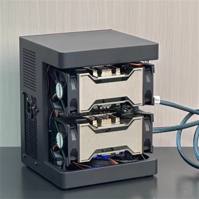 V100 32GB 16GB SXM2 AI PC For DeepSeek AI Server PC Computer LLaMA Vllm Dual GPU PC X99 E5 workstation V100 Graphics Card