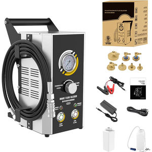 Kit de purge de frein automatique professionnel 100V-240V dispositif de purge de frein électrique avec 7 pièces adaptateur de maître-cylindre outils de véhicule - Product Image 6