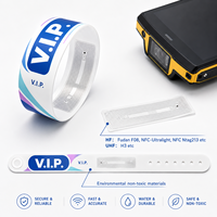Pulseras de Papel Sintético NFC Desechables Personalizadas al por Mayor de 13.56MHz, Imprimibles para Control de Acceso a Eventos y Actividades
