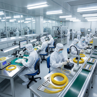 Cable de Fibra Óptica Monomodo Dúplex XINHAOZE FTTH con Conector FC para Conexión de Red