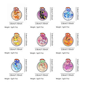 口袋妖怪卡通锌合金胸针凹版印刷烤漆创意包袋及服装配饰 - Product Image 5