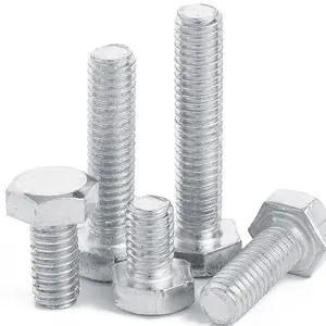 Grade 8.8 Stainless Carbon Steel Zinc Plated Hex Bolts And Hex Flange Nut Kit