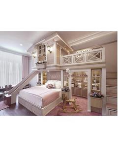 Lit cabane château de princesse moderne, durable et coloré avec rangement, design personnalisé pour garçons et filles - Product Image 6