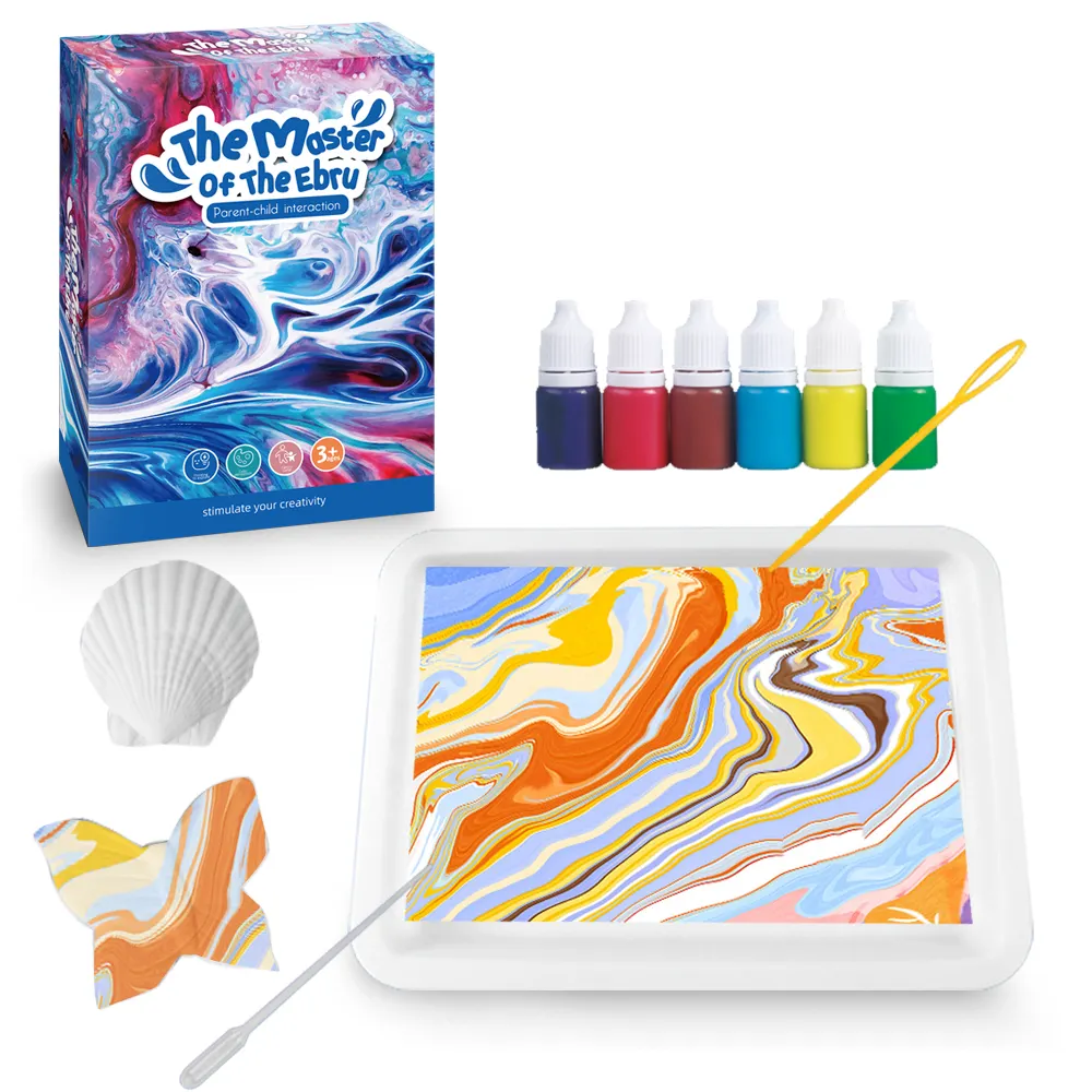 Kunyang tương tác kích thích trẻ em sáng tạo trẻ em màu sắc vẽ Toning A5 giấy bé sơn nước tự làm đồ chơi bộ