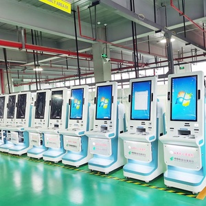 Wide Front Opening Coin Change Apartment Customize Size Touch Display <b>Mini</b> Thermal Printer Self Kiosk for Your Store - Product Image 4