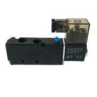 4V210-08 AC220V DC24V Electrovannes pneumatiques à air Structure de contrôle à 5/2 voies