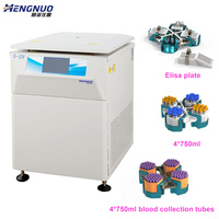 Centrifugeuse de laboratoire industrielle fiable Hengnuo 5-5N 20000 tr/min 4*750ml en acier certifiée CE ISO de type bureau