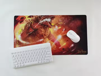 Tigerwings Tapis de souris de jeu en caoutchouc anti-dérapant non toxique Xxl Large avec conception d'impression personnalisée