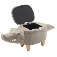 Chaise pour enfant en forme de crocodile animal, tabourets en bois à vendre
