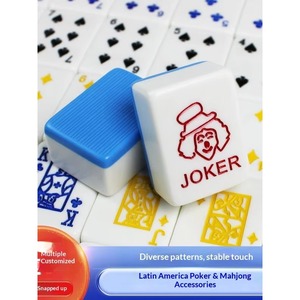 Tarjetas Educativas de Mahjong de Cartón Hechas a Mano en Singapur y Malasia con Acabado Brillante para Uso Doméstico - Product Image 1