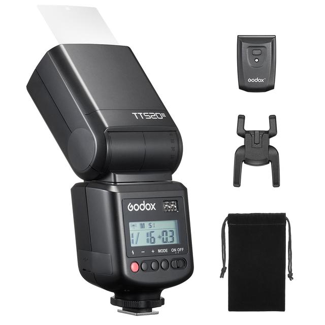 Godox TT520III Flash Speedlite Light Professional Wireless Universal 433MHz Camera Flash Speedlite for Canon for Nikon