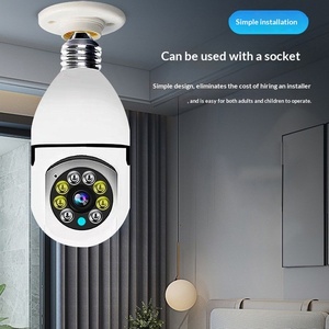 Caméra de sécurité domestique OEM ODM personnalisée avec ampoule, audio bidirectionnel, détection de mouvement, vente directe usine - Product Image 2