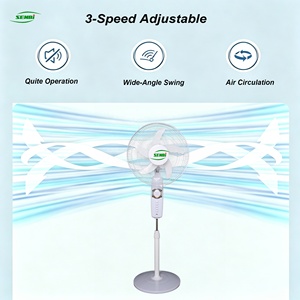 Ventilateur solaire sur pied 18 pouces, ventilateurs solaires de qualité supérieure avec <span class=keywords><strong>radio</strong></span>, ventilateur refroidisseur - Product Image 5