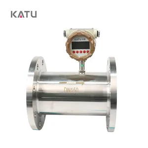 KATU FM110 Series Stainless Steel Diesel Fuel Oil Crude Turbine Flow Meter Explosion Proof Flow Meter