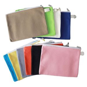 Custom Portable <b>Make</b> <b>up</b> <b>Bags</b> Eco Natural Cotton Cosmetic Sublimation Canvas Jewelry Pouch With Zipper - Product Image 5