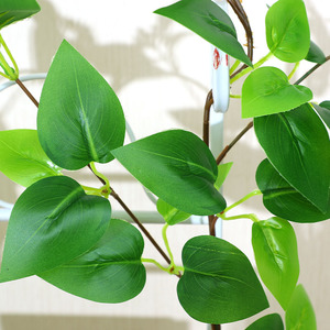ใบไม้ประดิษฐ์แบบเถาวัลย์พร้อมลวดหวาย ตกแต่งภายในบ้านเสมือนจริง - Product Image 4