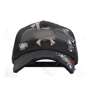 Nuevas Gorras Personalizadas de 5 Paneles de Alto Rendimiento con Logotipo Bordado en A-Frame, Ala Ancha, Pedrería y Diseño Barbas - Set Completo Inédito <span class=keywords><strong>Utopia</strong></span> - Product Image 1