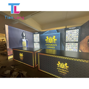 10X10 10X20 Custom Mobile Portable Led Modular <b>Backdrop</b> Equipment Seg Fabric Light Box Expo Exhibition <b>Stand</b> Exhibit Booth - Product Image 6