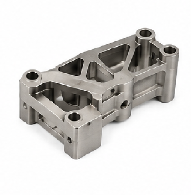 Custom Titanium CNC Machined Structural Bracket for Aerospace