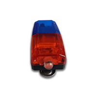 Luz de hombro LED Luz de advertencia de tráfico recargable por USB Lámpara de hombro de emergencia Luz intermitente ámbar