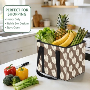 Organizador de Maletero Grande con Diseño Hawaiano Kalo, Organizador de Viaje de Nailon con Logotipo Personalizado, Bolsa de Almacenamiento para Compras y Maletero de Auto - Product Image 5