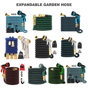 Yeni varış 50FT 100FT esnek uzayabilen bahçe hortumu sihirli su hortumu için yüksek performanslı çim ve çim sulama - Product Image 6