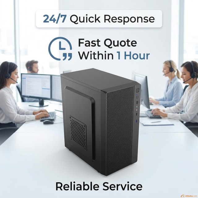 New Arrival Office PC Case ATX Full Tower Office Computer case USB 3.0 Desktop Computer Cabinet Sheet Metal Products