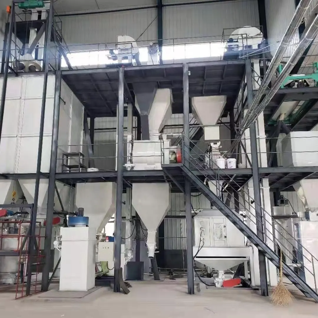 Turnkey 10 T/H animal chicken cattle feed pellet feed production line