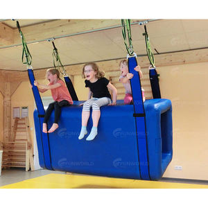 Tunnel d'air gonflable d'intérieur, tapis <span class=keywords><strong>de</strong></span> gymnastique, <span class=keywords><strong>plateforme</strong></span> <span class=keywords><strong>de</strong></span> balançoire gonflable pour l'escalade ou la glisse - Product Image 2