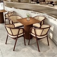 Ensemble de meubles de restaurant personnalisés, chaises de restaurant avec structure en bois, chaises modernes pour la restauration commerciale, vente en gros, chaises pour café et hôtel