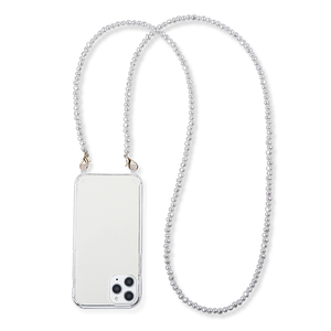 Bracelet de perles blanc chaîne à bandoulière <span class=keywords><strong>collier</strong></span> 120cm lanière étui de téléphone pour <span class=keywords><strong>iphone</strong></span> 14 <span class=keywords><strong>13</strong></span> 11 12 <span class=keywords><strong>Pro</strong></span> <span class=keywords><strong>Max</strong></span> Mini XR X XS 7 8 6 housse - Product Image 6