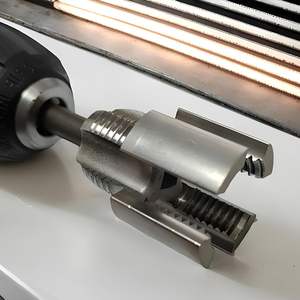 Cortador de Roscas para Tuberías de PVC Compatible con Taladro Eléctrico, Cortador de Roscas de Acero al Carbono para Tuberías de Agua, Abridor de Roscas Internas - Product Image 5