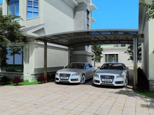 Chất Lượng Cao Bãi Đậu Xe Nơi Trú Ẩn Nhà Máy Giá Sun Shading Nơi Trú Ẩn Nhôm Polycarbonate Tấm - Product Image 5