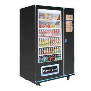 Máquina Expendedora de aperitivos inteligente, máquina automática de publicidad con pantalla Lcd sin efectivo, precio barato, EE. UU.