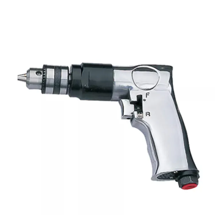 Durable lightweight aluminum housing 3/8" reversible pneumatic air drilling tool