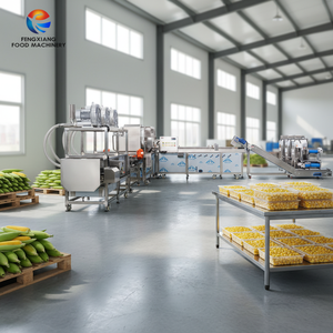 Automatic Sweet <strong>Corn</strong> Maize <strong>Kernels</strong> Production Shelling Peeling Washing Blanching Dewatering Drying Processing Line - Product Image 1