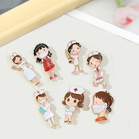 Broches personnalisées en émail souple ou dur, épingles de revers en métal, badges personnalisés pour médecins, infirmières, stéthoscopes, couleurs Pantone sur mesure