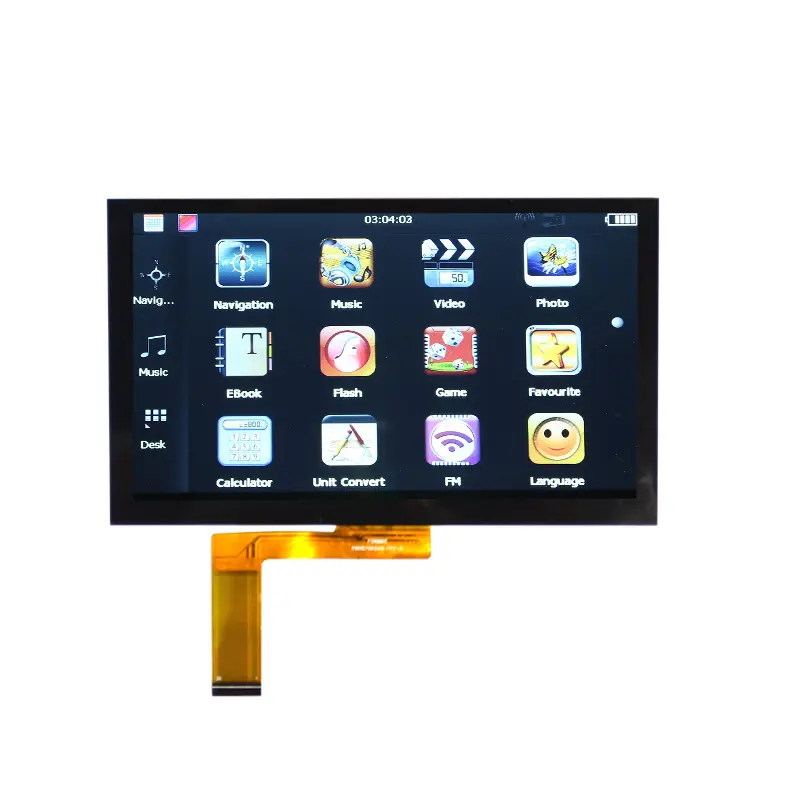 Hochwertiger 7" IPS LCD 1024x600 Touchscreen MIPI TFT-Panel mit aktivem Touchscreen
