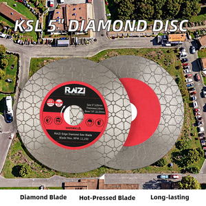 <span class=keywords><strong>Disque</strong></span> de <span class=keywords><strong>scie</strong></span> diamantée KSL 6 pouces (125 mm) avec revêtement en titane pour coupe et meulage de carreaux de porcelaine, quartz, marbre - OEM, pressage à chaud, garantie 3 ans - Product Image 2