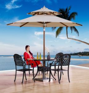 Luxe Chinese Buitentuin Parasol Paraplu Elegante <span class=keywords><strong>Patio</strong></span> Parasols & Basissen - Product Image 2