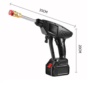 Busa Cuci Mobil Tekanan Tinggi Air Gun Mobil Tekanan Tinggi Baterai Lithium Cordless Mesin Cuci Mobil